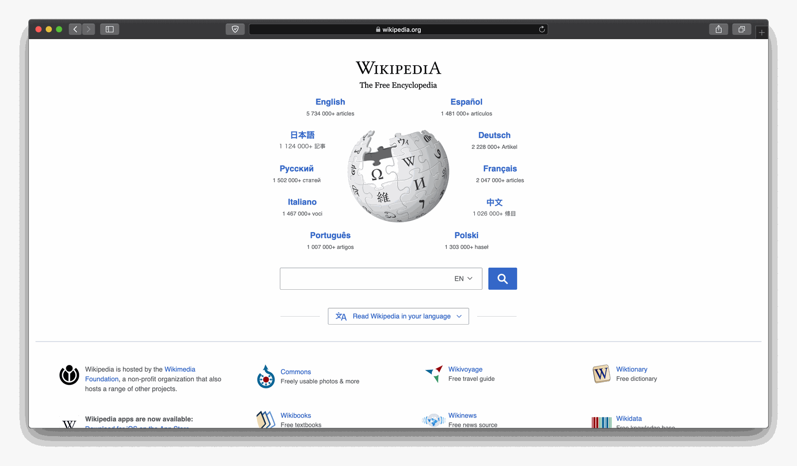 Apple Safari browser