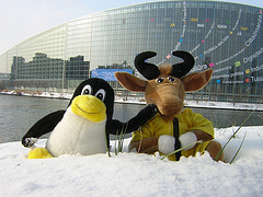 Tux and gnu love story