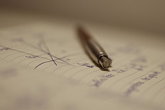 parker pen and math notes